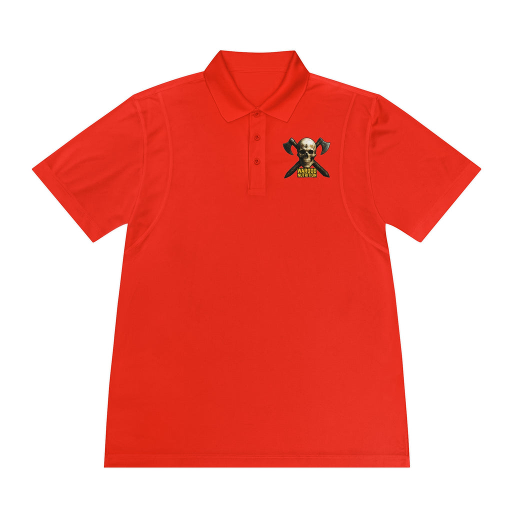 Skull & Crossbones Polo Shirt — Men's Pirate Vibe Embroidered Sport Polo