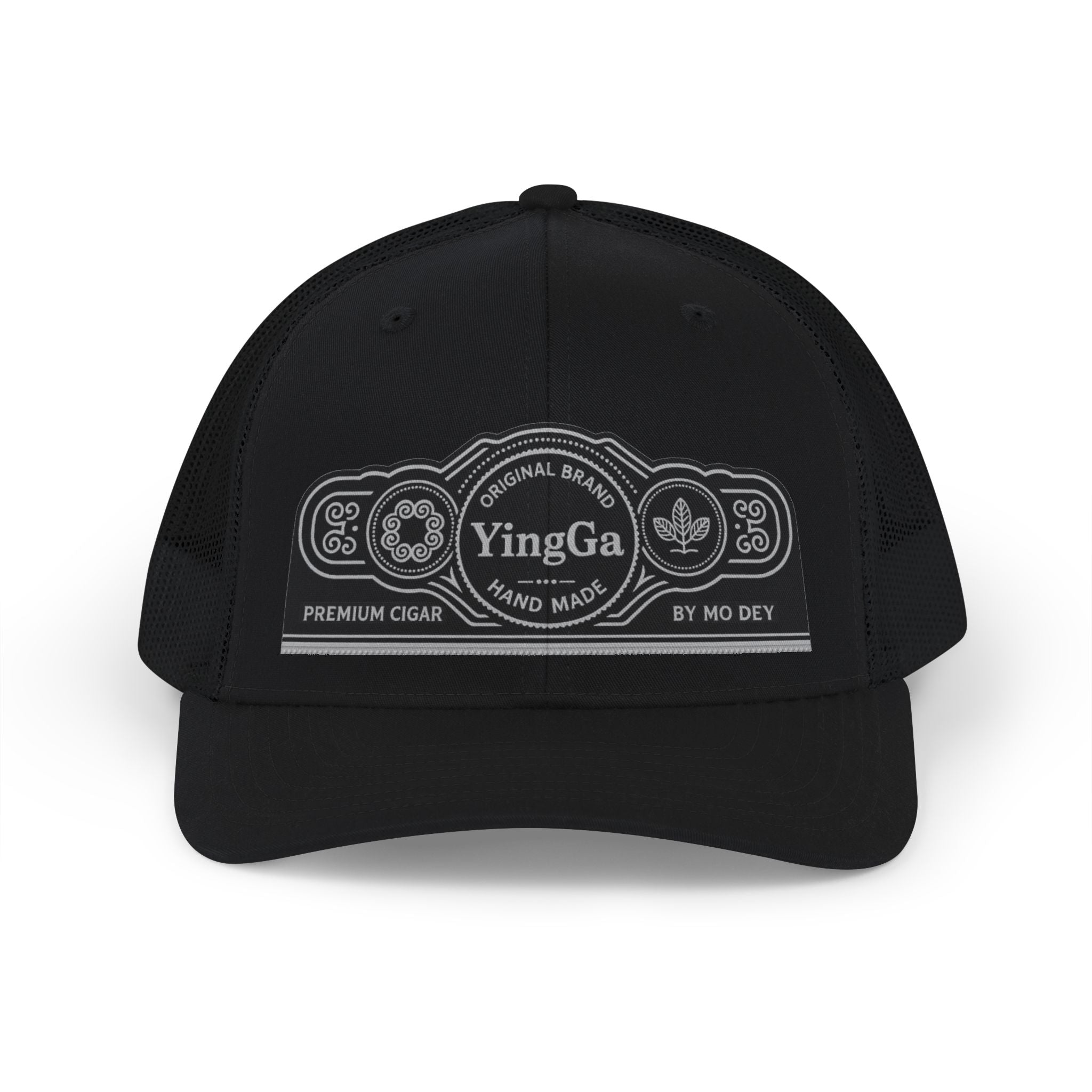 YingGa Vintage Patch Trucker Cap - Mesh Snapback Hat