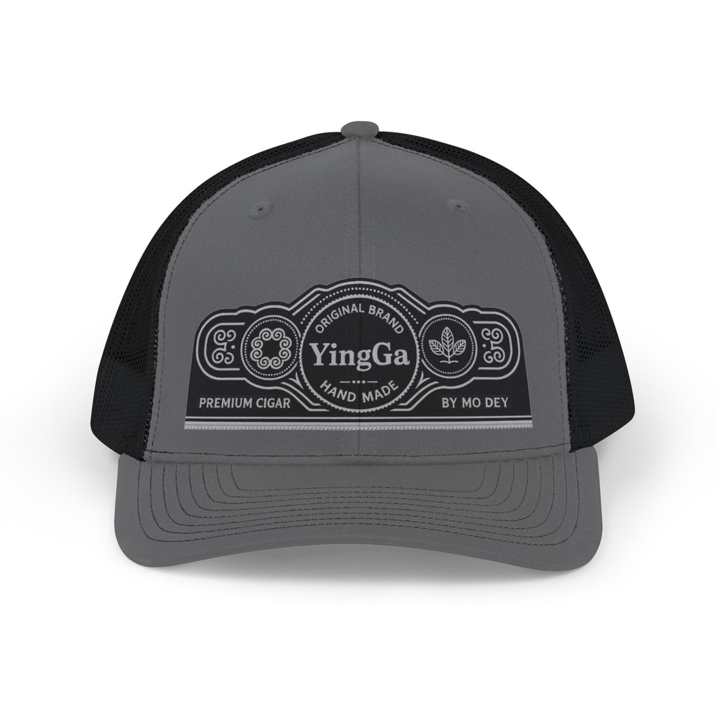 YingGa Vintage Patch Trucker Cap - Mesh Snapback Hat