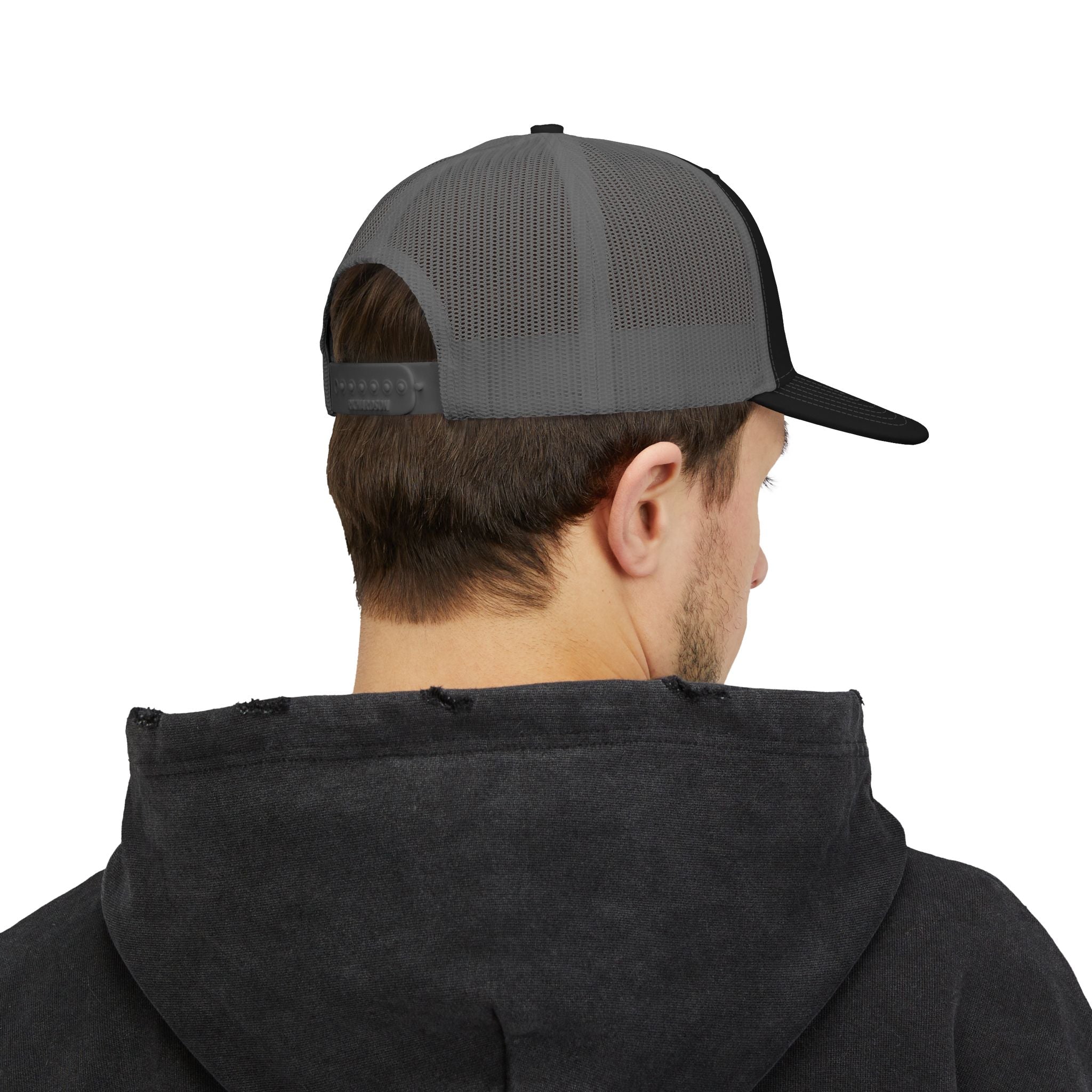 YingGa Vintage Patch Trucker Cap - Mesh Snapback Hat