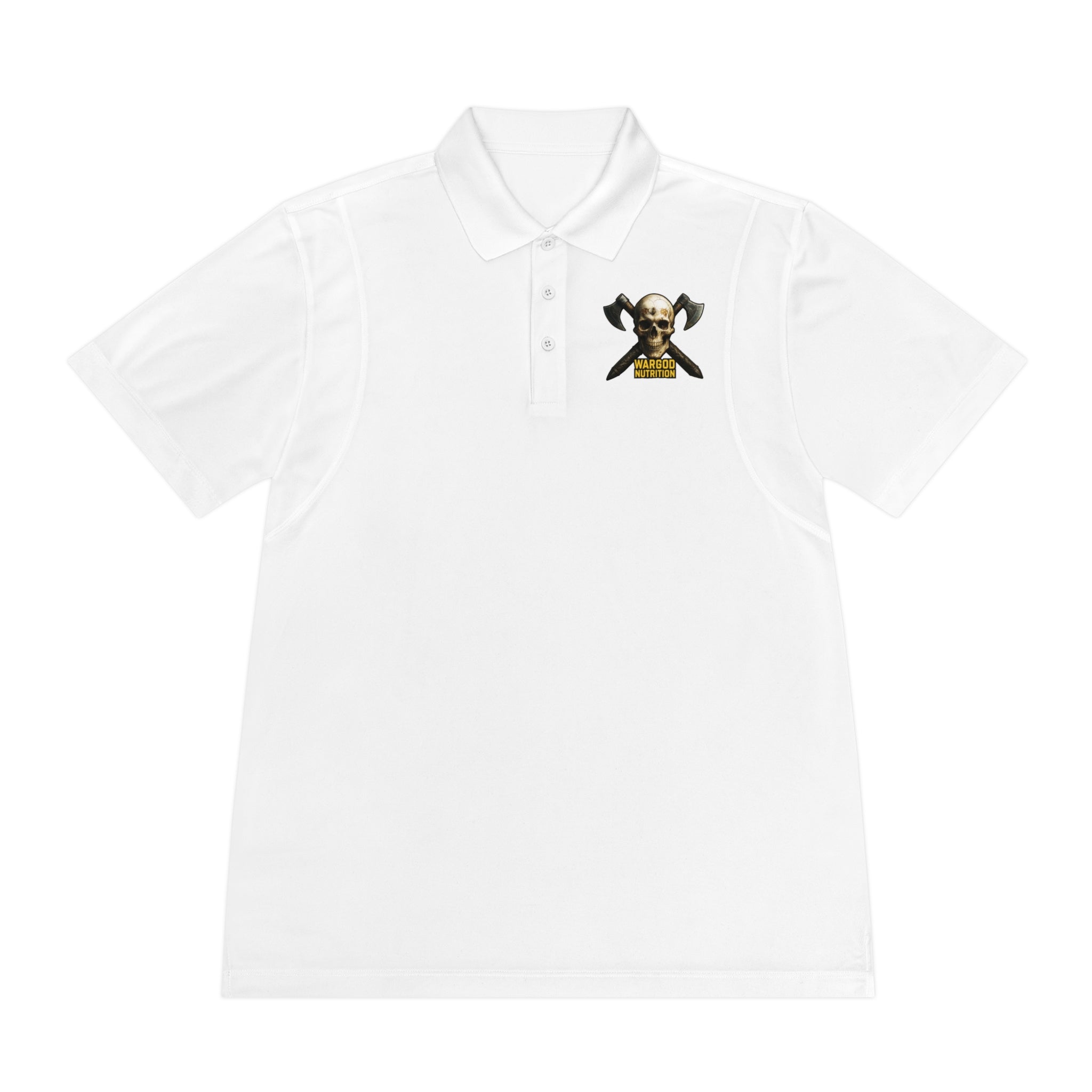 Skull & Crossbones Polo Shirt — Men's Pirate Vibe Embroidered Sport Polo